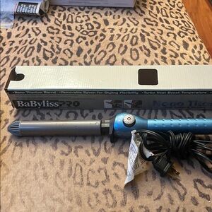 BaBylissPRO Nano Titanium Curling Iron - Blue